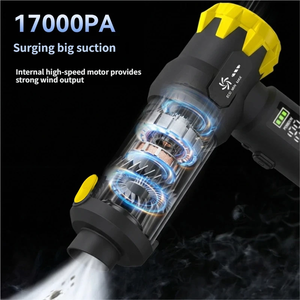 Aspirateur haute puissance 17000Pa pour voiture, aspirateur à main sans fil, dépoussiéreur d'air, aspirateur de voiture portable rechargeable - Product Image 2