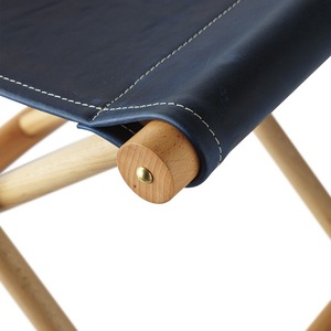 Camping wooden folding <b>stool</b>, leather cushion <b>stool</b>, small <b>stool</b>, children's <b>stool</b>, low <b>stool</b>, outdoor fishing <b>stool</b> - Product Image 5