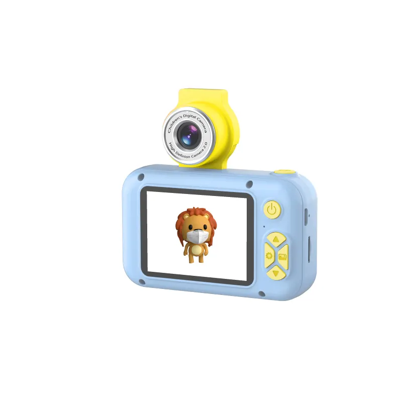 Kamera Mini Digital Anak-anak, Lensa Ganda 2.4 P 1000 Inci 1080 MAh 48M