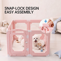Enclos en plastique pour animaux de compagnie, clôture pour chiens, chats, petits animaux, parc intérieur, montage facile, barrière modulaire pour animaux, faible MOQ, produits pour animaux
