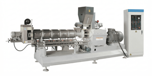 Machine extrudeuse automatique à double vis de laboratoire pour aliments pour chiens (bouchées/bonbons) et croquettes pour animaux de compagnie - Product Image 4