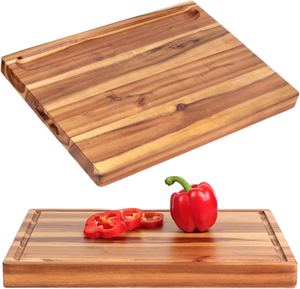 Planche à <span class=keywords><strong>d</strong></span>écouper en bois pour apéritifs, <span class=keywords><strong>charcuterie</strong></span> et préparation culinaire – Accessoires de cuisine portables et durables - Product Image 1
