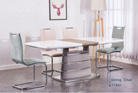 Meuble de salle à manger en bois, blanc, rond, pour Restaurant, cuisine, 6, 8, 10, 12 places, Simple, doré, ensemble de Table à manger avec chaises