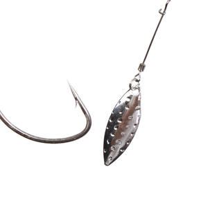 Top Right FH911   Leurre nageur flashy avec hameçons à lame Underspin Jig Heads avec lame en forme de saule - Product Image 4