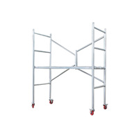 En professionnel 74 12m pliable H cadre échafaudage poids léger galvanisé à chaud métal pour escalier et entrepôt en vente