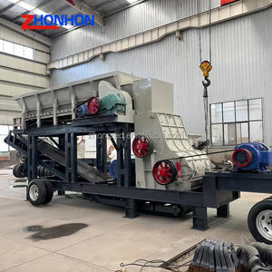 Concasseur de pierres à prix abordable, broyeur de briques mobile sans tamis à double étage - Product Image 4
