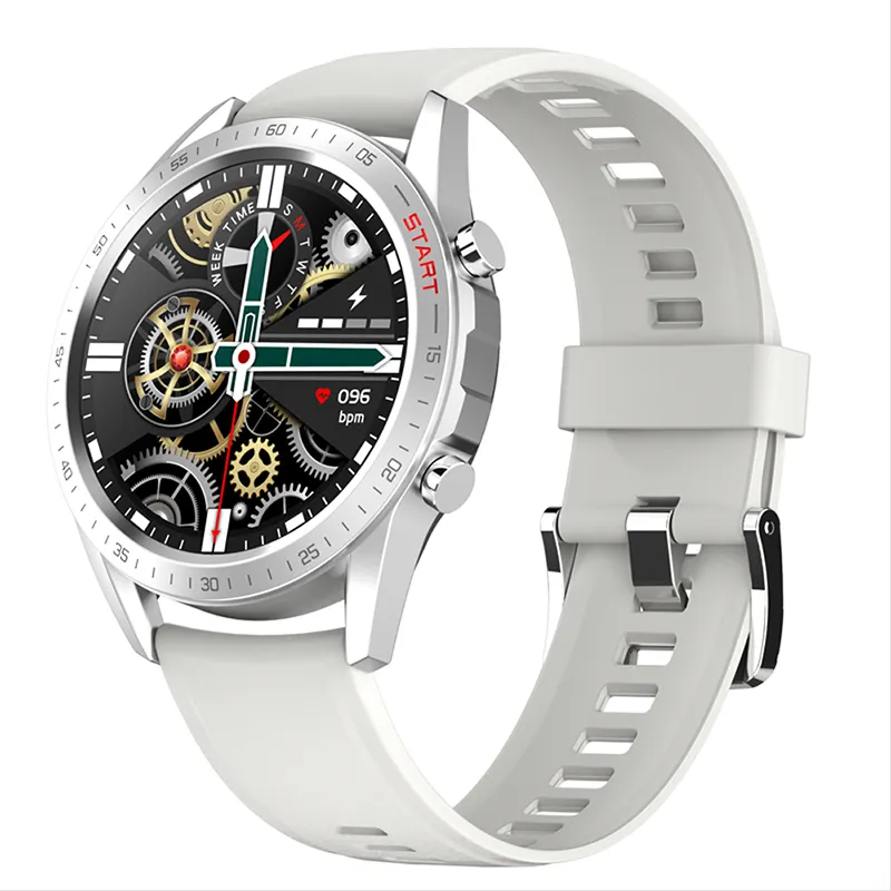 Oem Bt Naam Smart Horloge Gezondheid Monitoring Bloeddruk Meten Ronde Touch Screen Custom Boot Logo Hot Koop Smartwatch V20