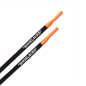 أحذية الأربطة جولة سيليكون مغمس نصائح شعار مخصص المطبوعة رباط الحذاء - Product Image 3