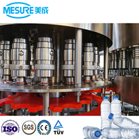 Production d'embouteillages en PET/verre ligne A à Z complète machine de remplissage automatique de bouteilles d'eau minérale potable liquide