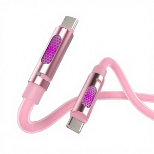 Câble USB-C vers Type-C Maobos 1m PD 240W 5A à charge rapide, en nylon tressé TPE, pour téléphones mobiles, ordinateurs, appareils Android/iOS - Product Image 4