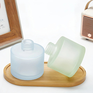 Sang Trọng 120Ml Frosted Thủy Tinh Hương Thơm Khuếch Tán Chai Với Vít Cap Cho Trang Trí Nội Thất Hương Thơm <span class=keywords><strong>Reed</strong></span> Khuếch Tán - Product Image 3