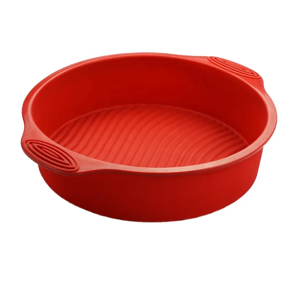 Round Cake Mold Pan Bakeware Tray Silicone Mould Maker Food Grade Silicone Cake backing molds
