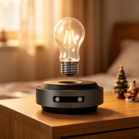 Lámpara de Escritorio Magnética Flotante Creativa con Interruptor Táctil y Levitación 360 °   Lámpara Decorativa Giratoria para Dormitorio, Regalo de Cumpleaños y Navidad