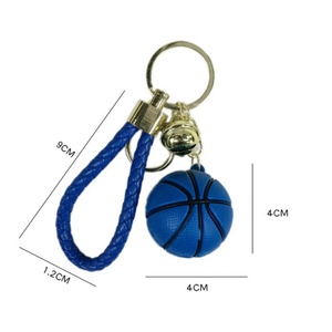 Sports Lovers Plastic Keychain Promotion Gifts Bag Charm Multi Colors Car <b>key</b> Decorations 3D Acrylic Basketball Pendant Keychain - Product Image 6