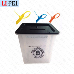 Urna de votación electoral de plástico translúcido de alta calidad y resistente con cerradura para <span class=keywords><strong>elecciones</strong></span> en África - Product Image 3