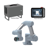 Robot de Soldadura PLC de Bajo Consumo Energético, Brazo Robótico de Soldadura por Arco Eficiente, Carga Útil de 3 kg, 6 Grados de Libertad para Trabajos Pequeños