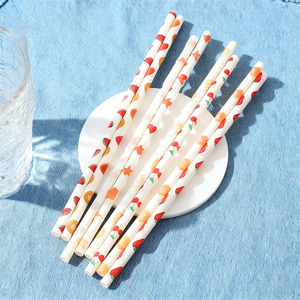 Cuchara de Papel Desechable para Té Boba, Café, <span class=keywords><strong>Batidos</strong></span>, Jugos, Biodegradable, Reciclada, con Recubrimiento UV, Personalizable - Product Image 3