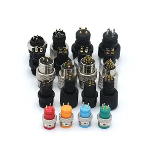 Hoge Kwaliteit M12 12 Pin Waterdichte Connector M12 Kabel Assemblage Connector M12 Cirkelvormige Connector