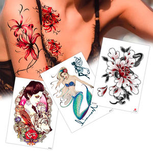 De clase alta varios coloridos atrapasueños diseño temporal búho cuerpo arte tatuaje pegatinas - Product Image 5
