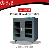 GRD450L Armoire de déshumidification haute performance 20%-60% HR pour appareils photo, objectifs, microscopes, télescopes, cartes mémoire, films, objets anciens, DVD et bijoux