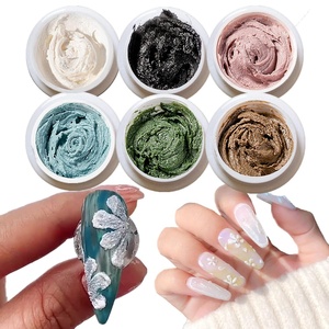 Gel de plâtre 3D effet sable pour ongles, texture gypse, LED, pour <span class=keywords><strong>dessin</strong></span> français, vernis à ongles, décoration, <span class=keywords><strong>manucure</strong></span> - Product Image 2