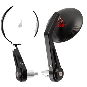 YHMOTO Motorcycle Rear View Side Mirror Handlebar <b>Bar</b> <b>End</b> for Honda PCX 160 Vario160 Z900 Z800 LXS - Product Image 1