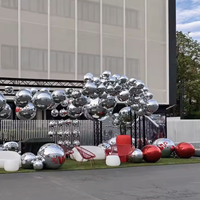 Ballons publicitaires gonflables en PVC métallisé, ballons géants brillants effet miroir, ballons décoratifs