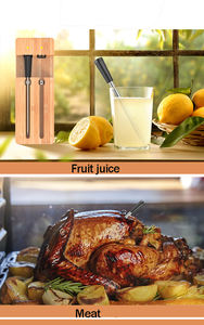 Super rapide 2 sondes sans fil IP67 étanche thermomètre à viande numérique en acier inoxydable <span class=keywords><strong>cuisson</strong></span> intelligente Bluetooth APP connexion - Product Image 4