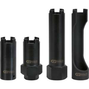 KS TOOLS - 455.0000 Jeu de douilles cylindriques pour Mercedes et MAN (4 pcs) - EAN 4042146239261 HEAVY VEHICLES - Product Image 1