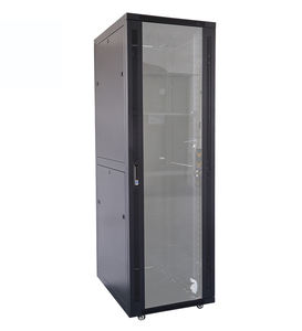 Gabinete de Red para Servidor de 19 Pulgadas de Alta Calidad, 18U-47U, Acero SPCC, Protección IP20, Puerta de Vidrio Templado de 5 mm, en Stock - Product Image 3