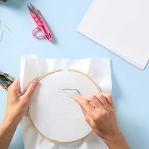 <span class=keywords><strong>Tela</strong></span> de Algodón <span class=keywords><strong>para</strong></span> <span class=keywords><strong>Punto</strong></span> de <span class=keywords><strong>Cruz</strong></span> de 16 Hilos - Product Image 4