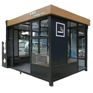 Cabine préfabriquée de billet de kiosque de sécurité de cadre en acier extérieur de 2024 pour la <span class=keywords><strong>France</strong></span> - Product Image 1