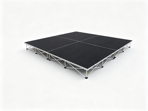 เวทีจัดงานเคลื่อนที่แบบพับได้ ประกอบง่าย ใช้งานกลางแจ้ง พกพาสะดวก - Product Image 1