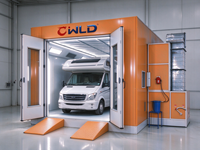 Cabine de peinture et de séchage WLD-M pour l'autopeinture