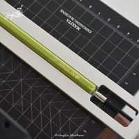 Máquina de estampación en caliente Jinglin para lápices, máquina de impresión Manual de láminas, equipo de estampación de lápices pequeños para suministros de oficina