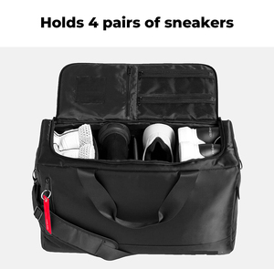 Sac de sport pour baskets d'usine avec 3 séparateurs réglables, sacs de sport, sacs à chaussures pour les voyages - Product Image 3