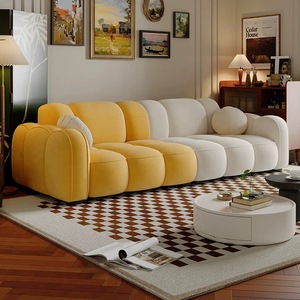 Canapé moderne de luxe nordique, ensemble de canapés sectionnels pour salon, meubles d'intérieur en forme de L pour la maison, canapé confortable à 2 ou 3 places, designs - Product Image 4