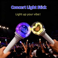 Barra Luminosa LED Langxun de Plástico con Forma Irregular, Batería 3A, Personalizable, Estilo Retro, para Conciertos, Reuniones de Fans, Fiestas