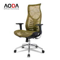 Chaise de bureau ergonomique en maille certifiée BIFMA avec structure en arêtes de poisson, capacité de charge 200 kg
