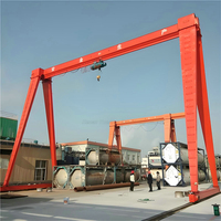 Fret Yard Marchandises Yard Rail Voyager A4 Duty CD Palan 16t 20t Grue à portique à faisceau unique