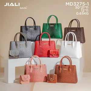 wholesale cheap classy handbags for ladies 2023 new fashion leather lady hand bag set 2in1 high quality sac a main femme solid