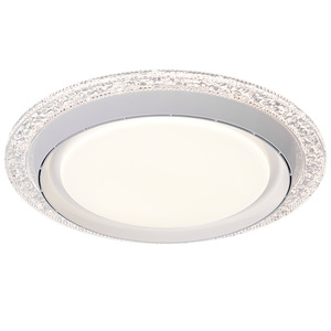 <b>Ceiling</b> Fan <b>Light</b> <b>Led</b> Flush Mount Modern Minimalist Style For Living Room Bedroom Smart Voice Control - Product Image 3