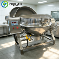 Cuisinière planétaire à agitation rotative automatique avec mélange intégral des aliments de la paroi à la paroi