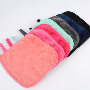 Women Microfiber Make Up Cloth 100% Microfiber Fabrics Face Towel Coral Fleece Microfiber Makeup Remover Towel