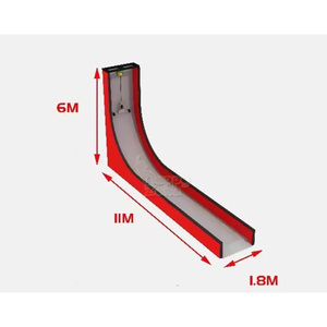 Happy Zone Indoor Adventure Park Intimidante tobogán vertical para patio interior, trampolín, parques <span class=keywords><strong>de</strong></span> aventura - Product Image 5