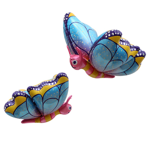 Fournisseur de ballons imprimés colorés, ballons en forme de papillons 3D, décoration de fêtes sur le thème des insectes, ballons flottants à l'hélium - Product Image 6
