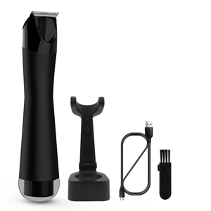 Tondeuse électrique pour poils du corps, rasoir à lame en céramique, épilateur pour poils pubiens masculins, rasoir pour poitrine, aisselles, testicules et aine - Product Image 6