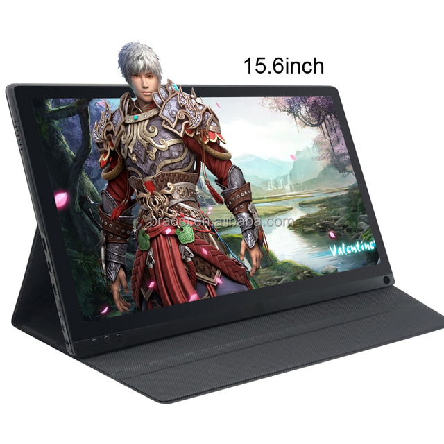 Portable 15.6-Inch IPS Panel Full HD Triple Touch Screen Monitor for Laptops with Type C and USB C Interfaces