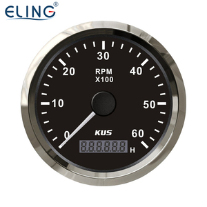 KUS 85mm (3 3/8 '') contagiri <span class=keywords><strong>per</strong></span> <span class=keywords><strong>auto</strong></span> da corsa <span class=keywords><strong>per</strong></span> moto contagiri <span class=keywords><strong>per</strong></span> barche 12V/24V con <span class=keywords><strong>Display</strong></span> LCD contaore con retroillumina - Product Image 2