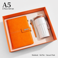 Ensemble cadeau de carnet en cuir PU A5 avec stylo et tasse à café, ensemble promotionnel personnalisé pour entreprise, cadeau d'entreprise